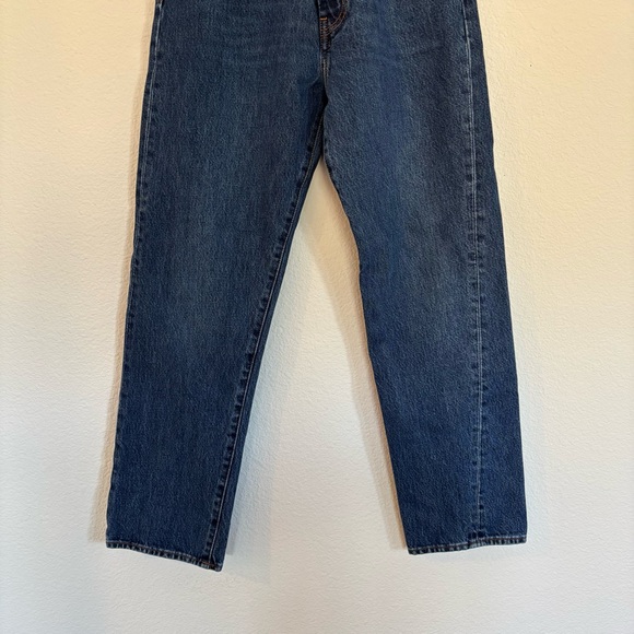 TOTEME Size 25 Twisted Seam Denim Dark Blue Jeans - Picture 4 of 9